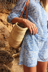 FLORA-SHORTS - BLUE LACE