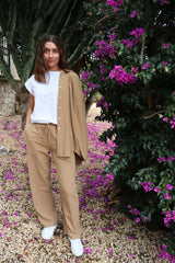 LINE-LS-SHIRT - BROWN