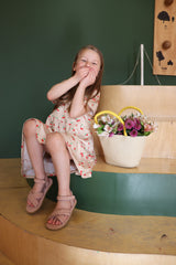 ALMA-SS-BABYDOLL-DRESS (KIDS) - SAND HEART CHERRY