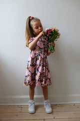 ALMA-SS-BABYDOLL-DRESS (KIDS) - ROSA MULTICOLOR PASILEY