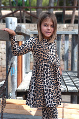 ALMA-LS-BABYDOLL-DRESS (KIDS) - LUX LEO