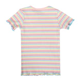 NATALIA-SS-BLOUSE-KIDS - DUSTY MULTICOLOR STRIPE