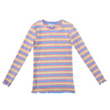 NATALIA-LS-BLOUSE-KIDS - YELLOW ROSE BLUE STRIPE