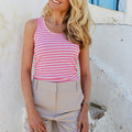 PINK ROSE STRIPE