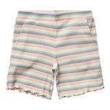 NATALIA-SHORTS-KIDS - MULTI WHITE STRIPE