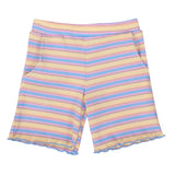 NATALIA-SHORTS-KIDS - YELLOW ROSE BLUE STRIPE