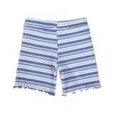 NATALIA-SHORTS-KIDS - BLUE WHITE ROSE STRIPE