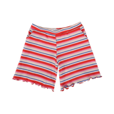 NATALIA-SHORTS-KIDS - CREME ORANGE BLUE STRIPE