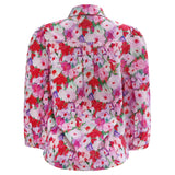 FLORA-BLOUSE - PAINTED PINK FLOWER