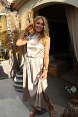 HAILEY-HALTERNECK-TOP - CHAMPAGNE DIAMOND
