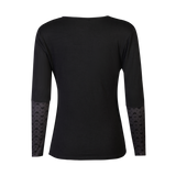 ISA LS LACE SLEEVE BLOUSE - BLACK SMALL BIG HEARTS