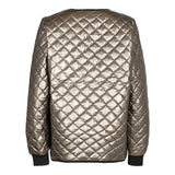 META-QUILT-JACKET - DARK GREY METALIC