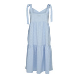 SILJE STRAP DRESS - BABY BLUE