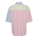 VIOLA-SS-SHIRT - MINT BLUE PINK STRIPE