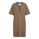 LINE TUNIC - BROWN