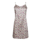 DANDA STRAP DRESS - CREME FLOWER