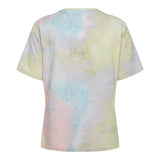 SILK T-SHIRT - PASTEL TIE DYE