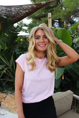 ULLA-TSHIRT - LIGHT ROSE