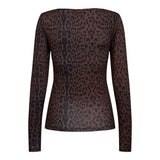 LOTUS-LS-TOP - BROWN BLACK LEO