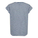 ULLA-STRIPE-TSHIRT - NAVY WHITE STRIPE