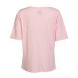 ULLA-SS-VNECK-TSHIRT - LIGHT ROSE