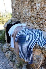 ULLA SS VNECK TSHIRT - WHITE