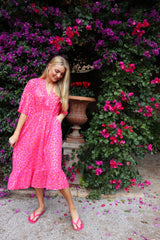 KAROLINE DRESS - PINK GOLD