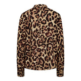 MAG-LS-VNECK-SHIRT - BROWN LEO