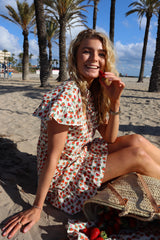 TIA-FRILL-DRESS - STRAWBERRY