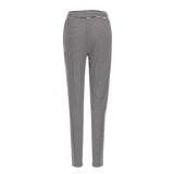 NATALIA STRAIGHT PANTS - NAVY CREME SMALL STRIPE