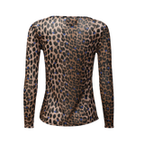 MESH LS TSHIRT - LUX LEO COBOLT HEART