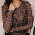 DARK BROWN CHECK