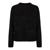 FRO BOW PULLOVER - BLACK SILVER BOW