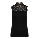 LISA-LACE-TOP - BLACK