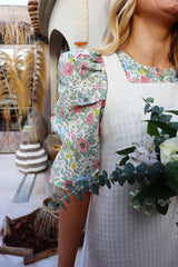 WINNIE BLOUSE - IVORY FLORAL