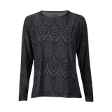 ALMA-LS-U-TSHIRT - DARK GRAY LALA