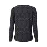 ALMA-LS-U-TSHIRT - DARK GRAY LALA