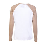 ULLA-LS-RAGLAN-TSHIRT - SAND WHITE