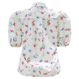 FLORA SS BLOUSE - OFFWHITE BERRIES