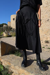 SIV-STRING-SKIRT - BLACK