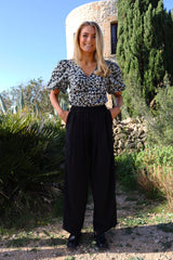 VERA-WIDE-PANT - BLACK
