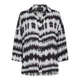 TINE-TIE-DYE-SHIRT - BLACK BLUE TIE DYE