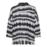 TINE-TIE-DYE-SHIRT - BLACK BLUE TIE DYE