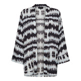 TINE-TIE-DYE-KIMONO - BLACK BLUE TIE DYE