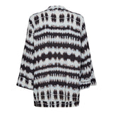 TINE-TIE-DYE-KIMONO - BLACK BLUE TIE DYE