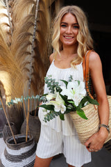 NEO-SHORTS - NATURE PINSTRIPE