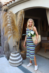 BIA-DRESS - BLURRED MULTI STRIPE