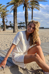 FELIA-SHORTS - CREME SIMILI