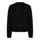 FRO O-NECK CARDIGAN - BLACK