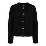 FRO O-NECK CARDIGAN - BLACK